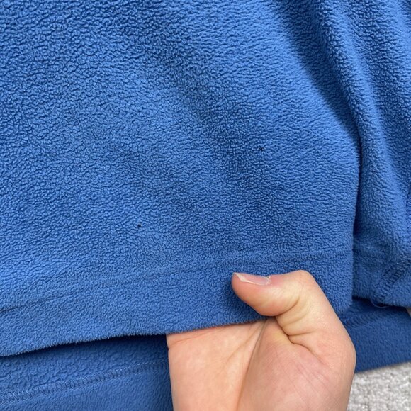 Mountain Hardwear Blue Polartec Fleece 1/2 Zip Jacket Men M Outdoor Hiking Read - Picture 4 of 15